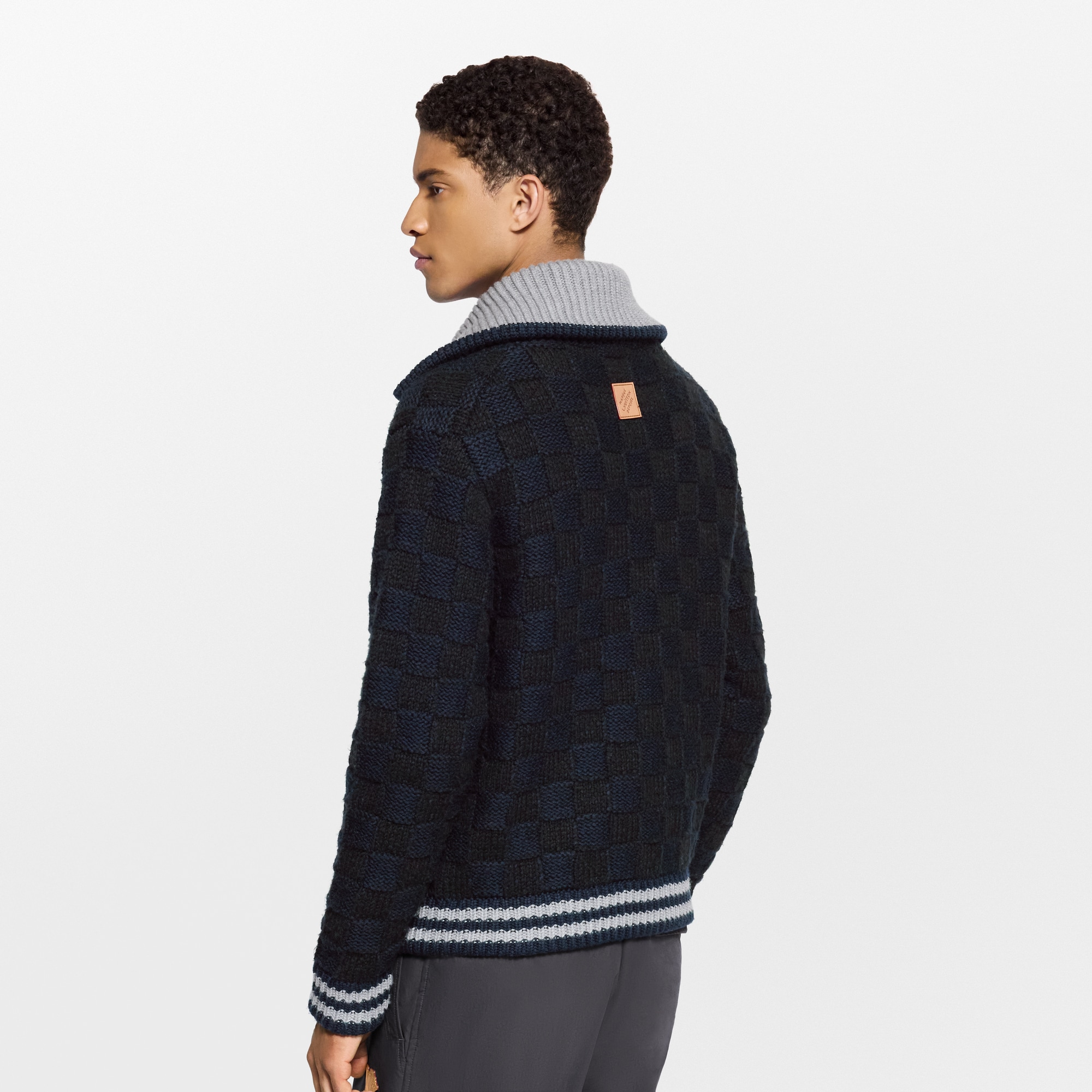 Damier Knit Blouson - Ready-to-Wear 1AJBVL | LOUIS VUITTON